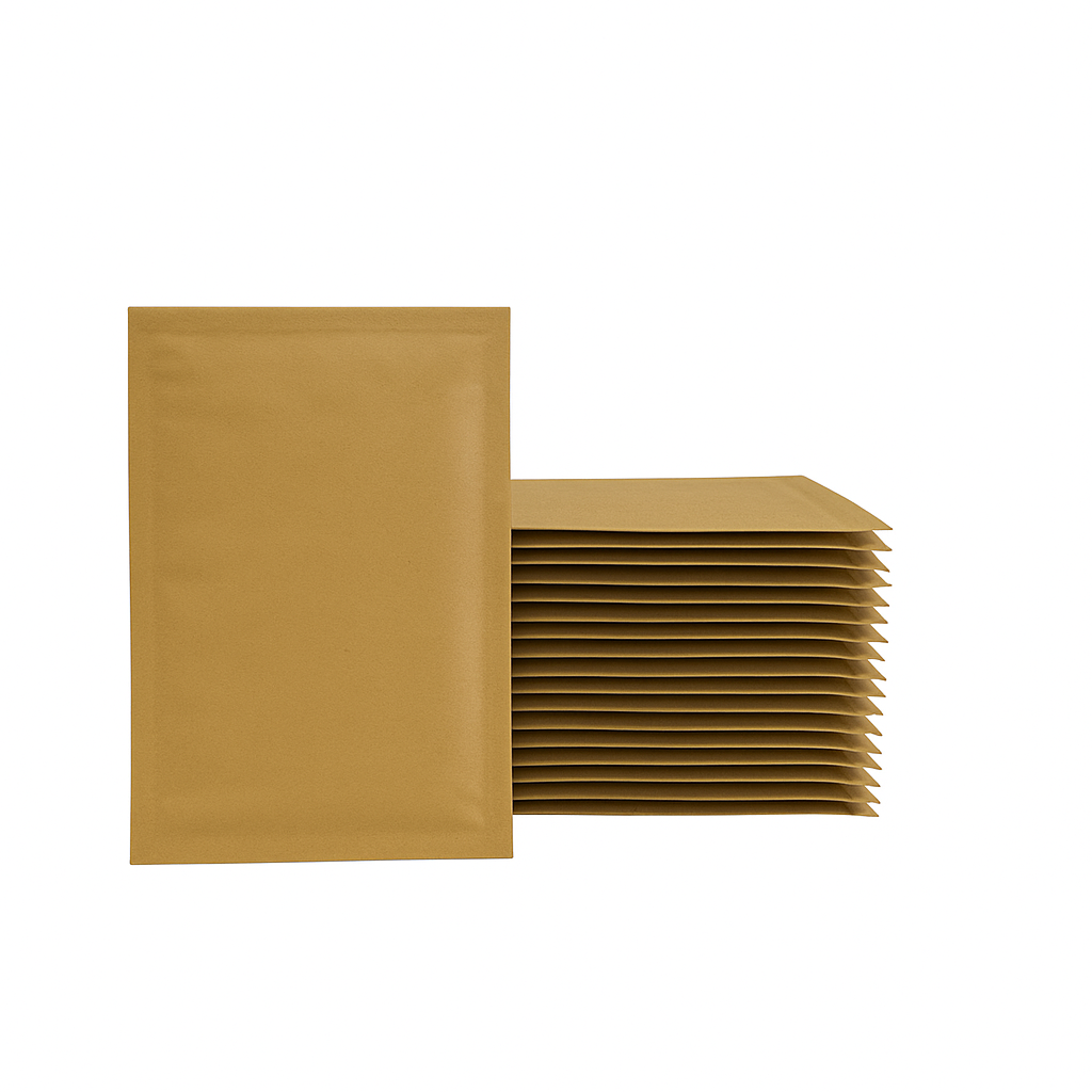 200 x Arofol Bubble Envelopes – 120 x 215mm ( Size 2 Gold )